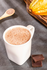 Chocolate drink - Theobroma cacao.