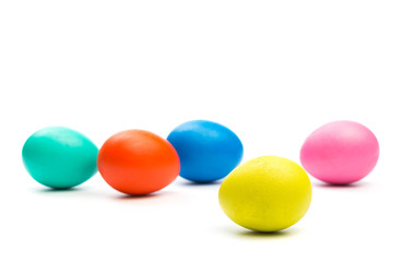 easter eggs isolated