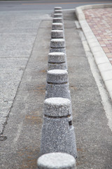 Obraz premium Car pole stone