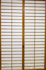 texture of Japanese sliding paper door