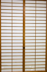 texture of Japanese sliding paper door