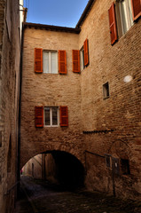 Fermo, medieval town, Italian touristic destination
