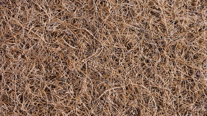 surface structure of a coconut mat