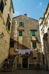Old lady in Dubrovnik