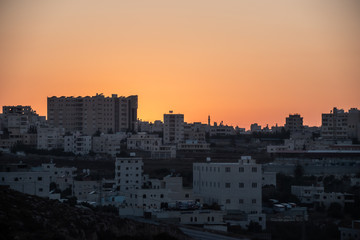 Sunset over Hebron
