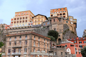 Buildings in Sorrento, Naples, Italy