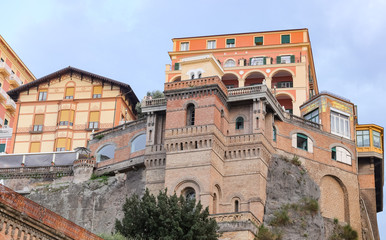 Buildings in Sorrento, Naples, Italy