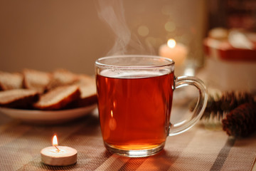 cup of hot tea