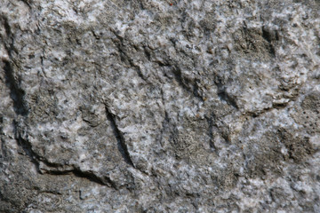A closeup of a granite wall