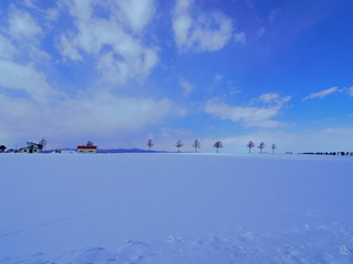 冬のメルヘンの丘