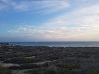 Very nice landscape from Aruba island