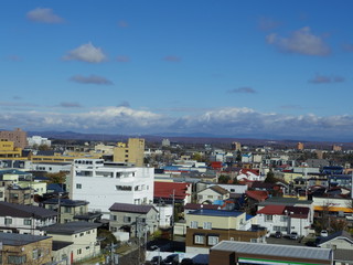 Fototapeta premium 北海道千歳市の街並み