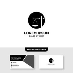 Law Firm Logo - Vector, Free Bussines Card Mockup