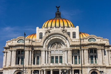 Fototapeta na wymiar Bellas Artes Palace Mexico City Mexico