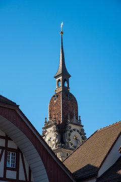 Zofingen church tower. Switzerland