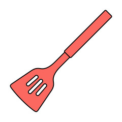 Kitchen spatula icon. isolated on white background