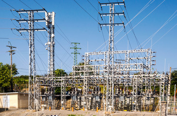 Power plant on a sunny day