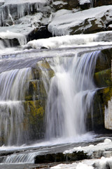 Fototapeta na wymiar Time Lapse Waterfall Cascade
