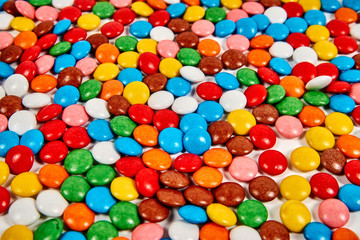 Fototapeta na wymiar Sweet colorful candy. Candy variation color texture or background. Photo stock.
