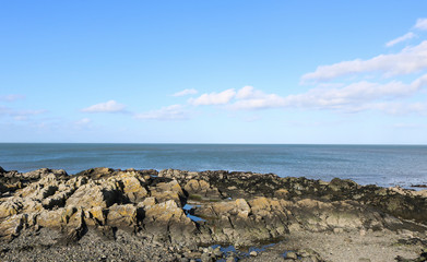 Fototapeta na wymiar The Irish coast. Sea and rocks.