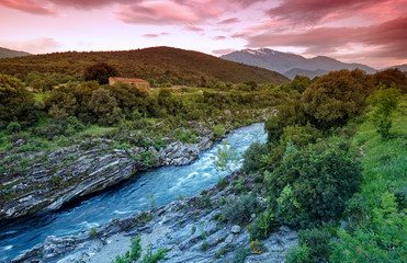 1Tavignano river in corsica island