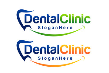 Dental Logo Design. Creative Dentist Logo. creative dental clinic logo. dental vector.