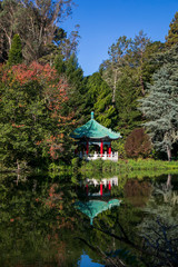 Chinese Pavilion in Golden Gate Park, San Francisco, CA