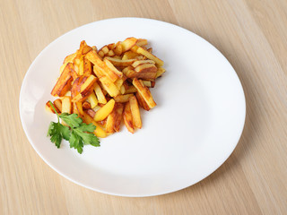 just fried potatoes