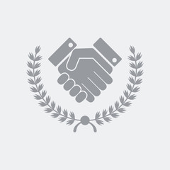 Official agreemet symbol icon