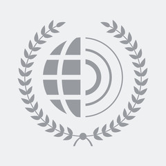 Worldwide connection symbol icon