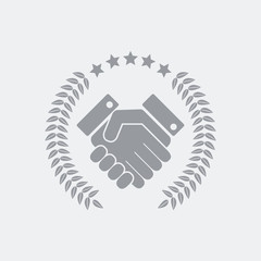 Official agreemet symbol icon