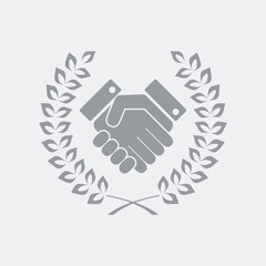 Official agreemet symbol icon