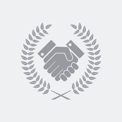 Official agreemet symbol icon