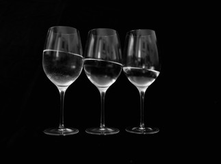 3 glasses