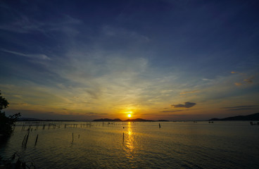 Obraz premium Beautyful sky on twilight time