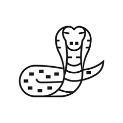 Snake vector icon