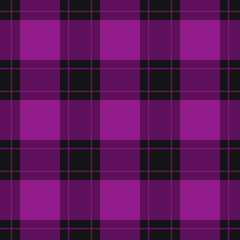 seamless black, purple tartan with purple stripes
