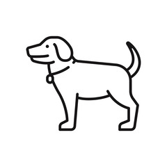 Dog vector icon