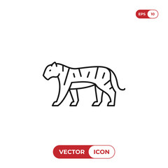Tiger vector icon