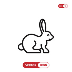 Rabbit vector icon