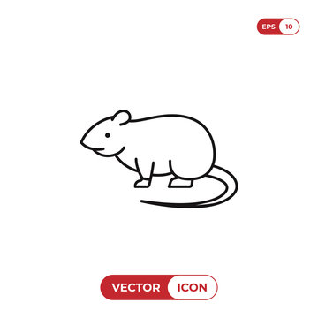 Rat vector icon