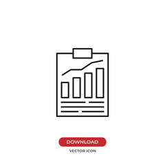 Result list vector icon