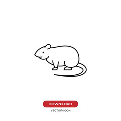 Rat vector icon