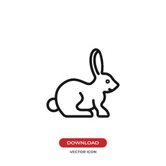 Rabbit vector icon