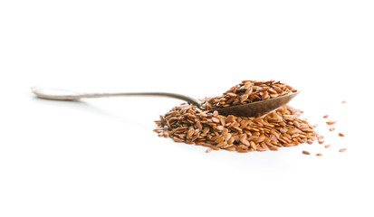Flax seeds, linen seeds or linseeds.