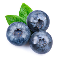 Obraz premium Blueberry isolated Clipping Path