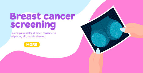 Breast cancer screening banner