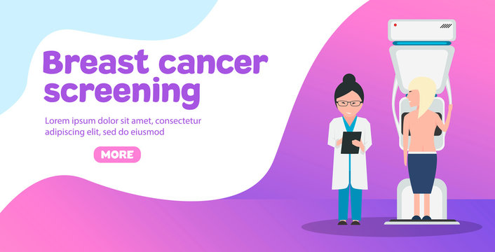 Breast cancer screening banner