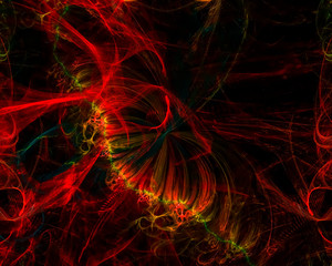 abstract digital fractal, beautiful design 