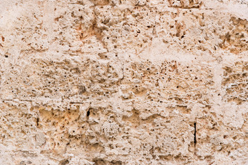 Pattern and textures of a natural stone wall